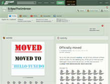 Tablet Screenshot of eclipsetheumbreon.deviantart.com