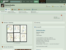 Tablet Screenshot of eidolonstudios.deviantart.com