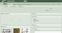 Desktop Screenshot of dagaya.deviantart.com