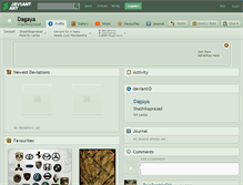 Tablet Screenshot of dagaya.deviantart.com