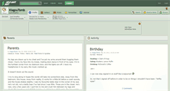 Desktop Screenshot of kiagoutomb.deviantart.com