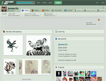 Tablet Screenshot of jesseaclin.deviantart.com