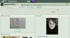 Desktop Screenshot of miraclesnow-snowfur.deviantart.com