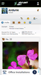 Mobile Screenshot of andunie.deviantart.com