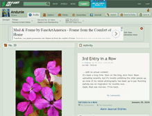 Tablet Screenshot of andunie.deviantart.com