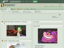 Tablet Screenshot of deviantartist13.deviantart.com