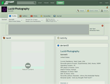 Tablet Screenshot of lucid-photography.deviantart.com