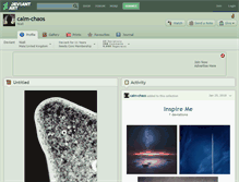 Tablet Screenshot of calm-chaos.deviantart.com