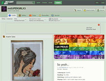 Tablet Screenshot of mssupergirlx3.deviantart.com