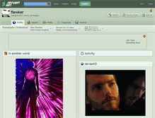 Tablet Screenshot of flewker.deviantart.com