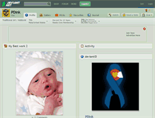 Tablet Screenshot of pdink.deviantart.com