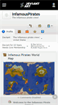 Mobile Screenshot of infamouspirates.deviantart.com