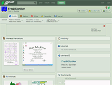 Tablet Screenshot of fredmsloniker.deviantart.com