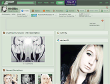 Tablet Screenshot of minjibby.deviantart.com