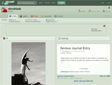 Tablet Screenshot of obnubilada.deviantart.com