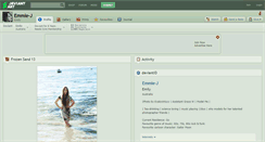 Desktop Screenshot of emmie-j.deviantart.com