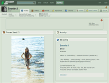 Tablet Screenshot of emmie-j.deviantart.com