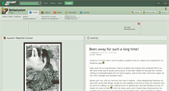 Desktop Screenshot of bellaelysium.deviantart.com