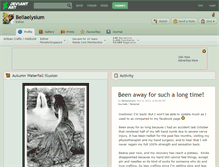 Tablet Screenshot of bellaelysium.deviantart.com