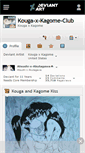 Mobile Screenshot of kouga-x-kagome-club.deviantart.com