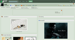 Desktop Screenshot of cedz.deviantart.com