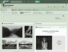 Tablet Screenshot of bennybrand.deviantart.com