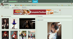 Desktop Screenshot of anilator.deviantart.com