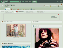 Tablet Screenshot of forstarvingeyes.deviantart.com