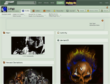 Tablet Screenshot of lohgz.deviantart.com