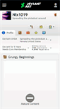 Mobile Screenshot of nix1019.deviantart.com