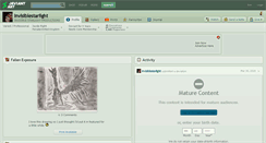 Desktop Screenshot of invisiblestarlight.deviantart.com