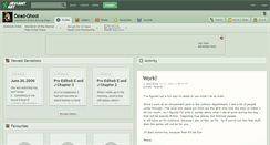 Desktop Screenshot of dead-ghost.deviantart.com