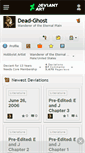 Mobile Screenshot of dead-ghost.deviantart.com