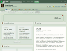 Tablet Screenshot of dead-ghost.deviantart.com