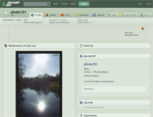 Tablet Screenshot of photo101.deviantart.com