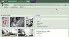 Desktop Screenshot of mirkoo.deviantart.com