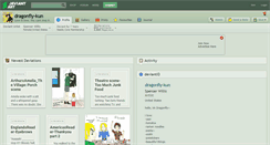 Desktop Screenshot of dragonfly-kun.deviantart.com