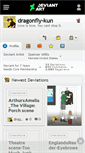 Mobile Screenshot of dragonfly-kun.deviantart.com