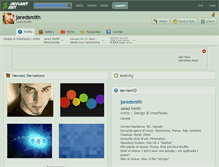 Tablet Screenshot of jaredsmith.deviantart.com