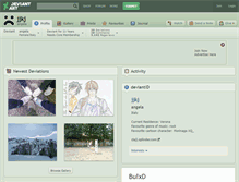 Tablet Screenshot of jjkj.deviantart.com