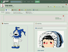 Tablet Screenshot of joza-sama.deviantart.com