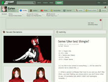 Tablet Screenshot of ezrien.deviantart.com