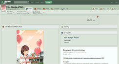Desktop Screenshot of indo-manga-artists.deviantart.com