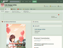 Tablet Screenshot of indo-manga-artists.deviantart.com