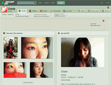 Tablet Screenshot of chixie.deviantart.com