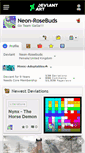 Mobile Screenshot of neon-rosebuds.deviantart.com