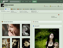 Tablet Screenshot of fraise-ecrasee.deviantart.com