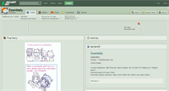 Desktop Screenshot of essentially.deviantart.com