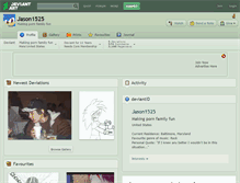 Tablet Screenshot of jason1525.deviantart.com