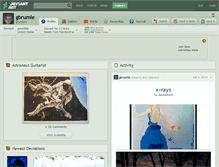 Tablet Screenshot of gbrumle.deviantart.com
